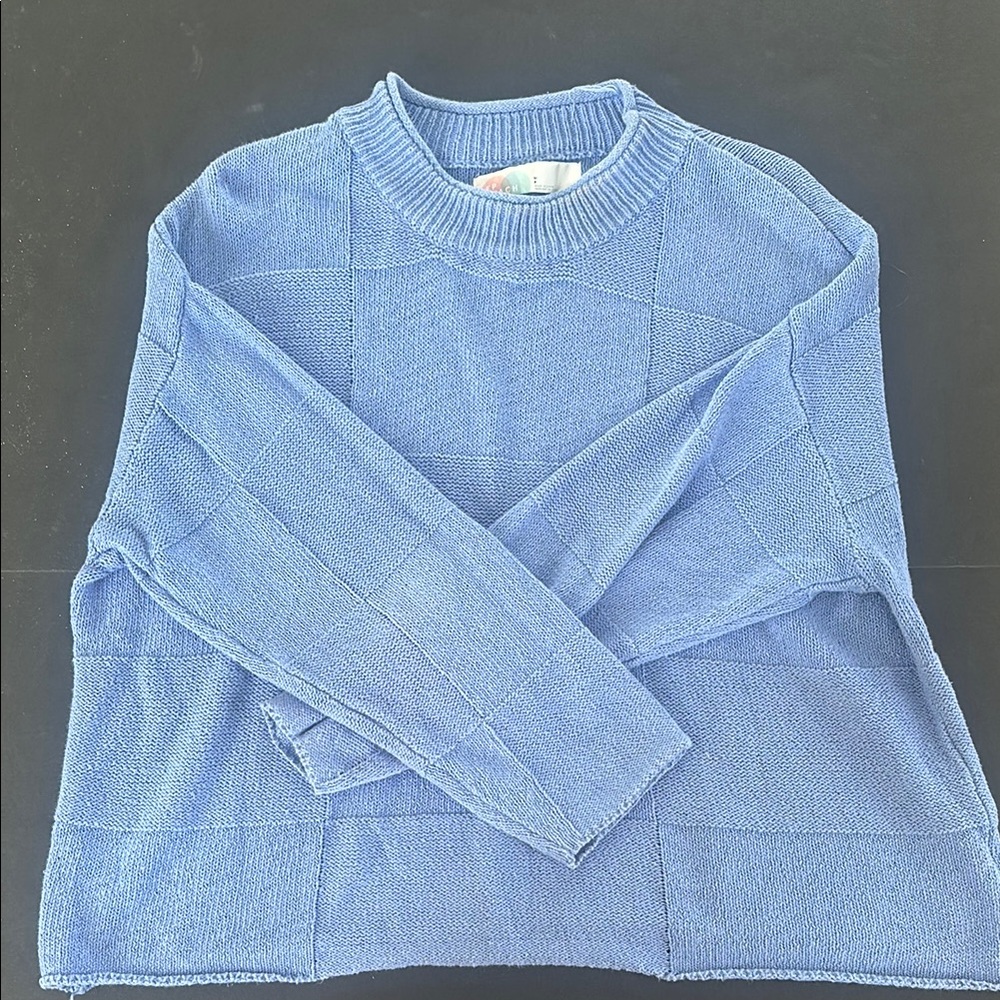 Blue Knit Sweater